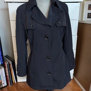 Women's Black Trench Coat